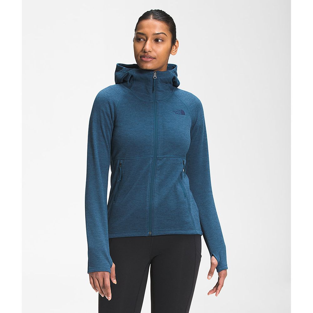 The North Face Hooded Jacket Womens Australia - The North Face Canyonlands Blue Climb (SBO-471930)